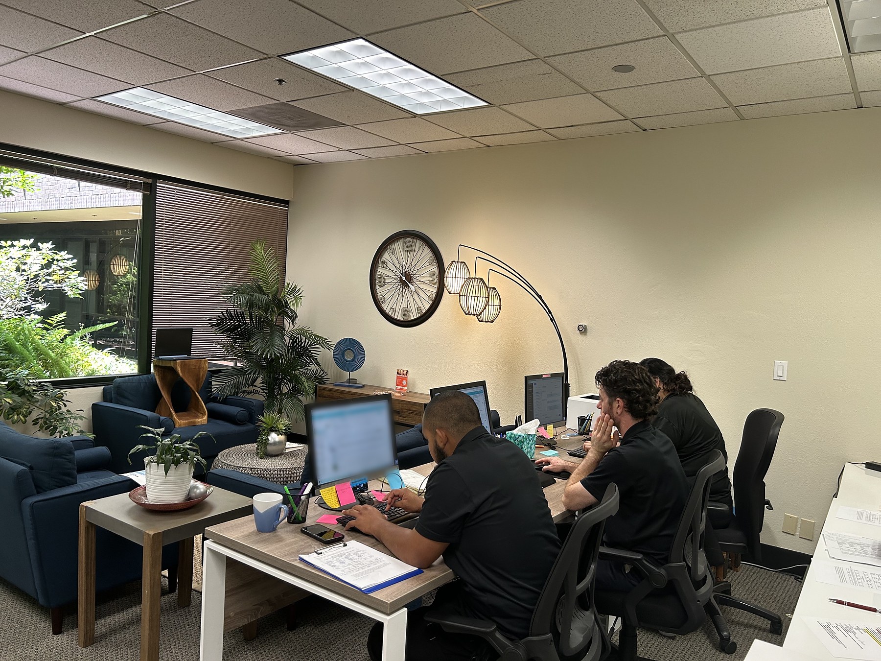 The MFA team at work in the clinic office